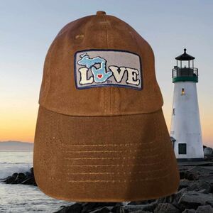 Michigan Love- Sign Language- Size OSFM Brown (3707)